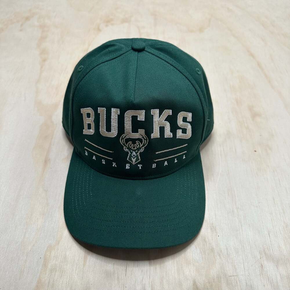 '47 Brand Milwaukee Bucks Drop Shadow Hitch Snapback Hat Green